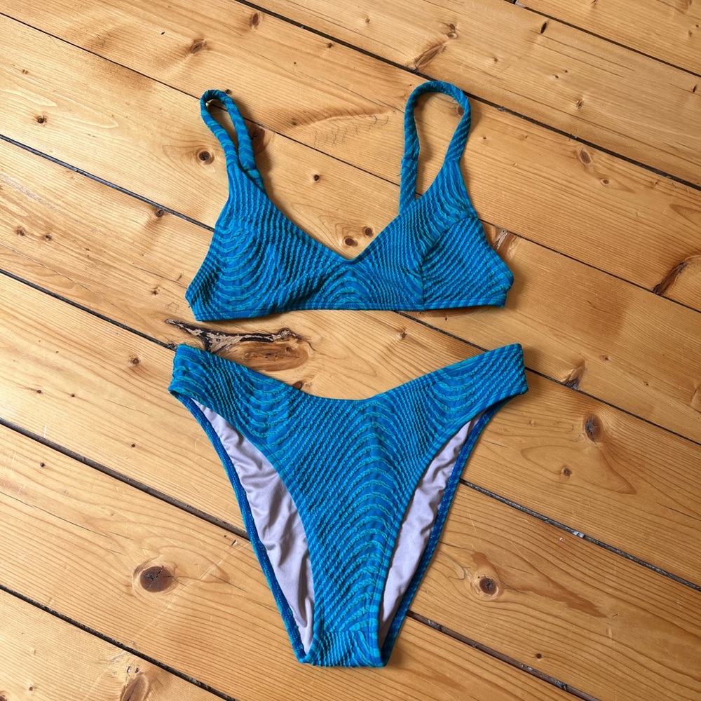 Seea Blue Bikini Set in Lava 🌊